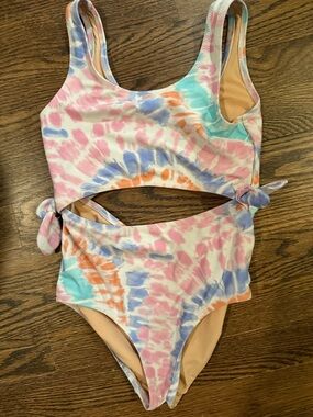 Girls' Crewcuts Tie-Dye Monokini